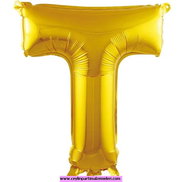T Gold Folyo Balon